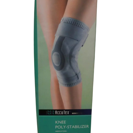 Oppo 2930 Accutex Knee Poly-stabiliser, XXX-Large, Knee Sleeve for Sprains, Stra