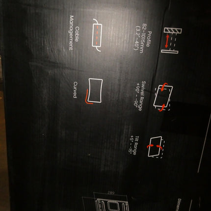 Brateck Extra Long Arm Full-Motion TV Wall Mount For Most 43'-80' Flat Panel TVs