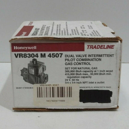 Honeywell VR8304M-4507 Electronic Gas Valve