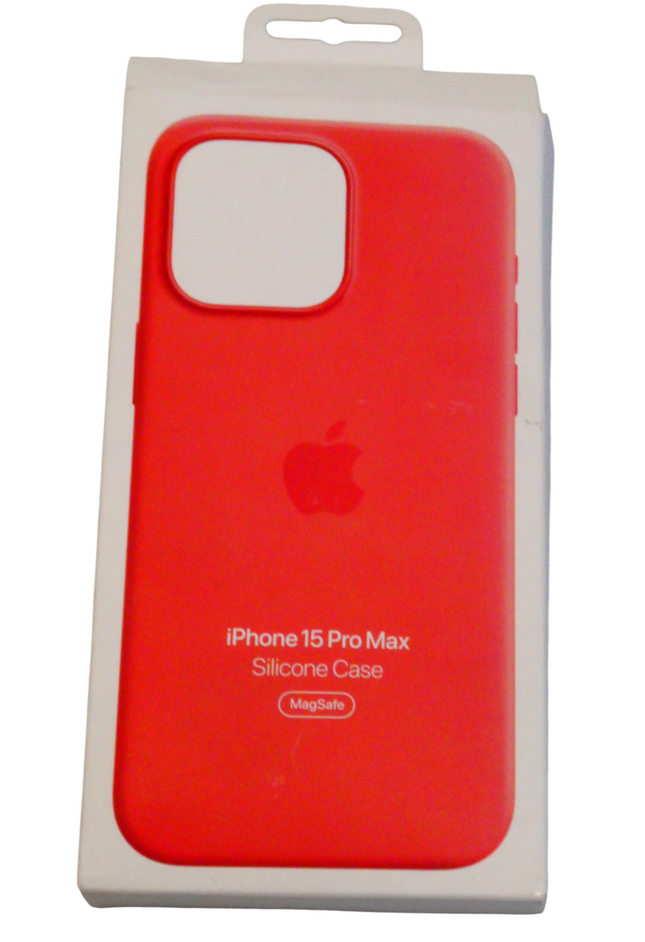 Apple iPhone 15 Pro Max Silicone Case with MagSafe - Red​​​​​​​