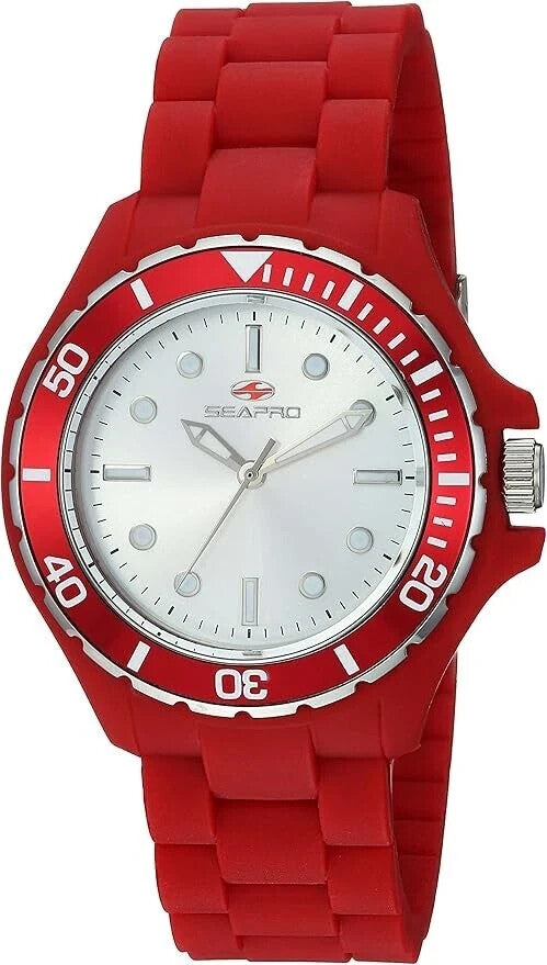 Seapro SP3214 Spring 36mm Women's Red Silicone Watch