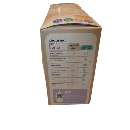 3 Pack Tommee Tippee Natural Start Decorated Baby Bottles 0+ months 260 ml