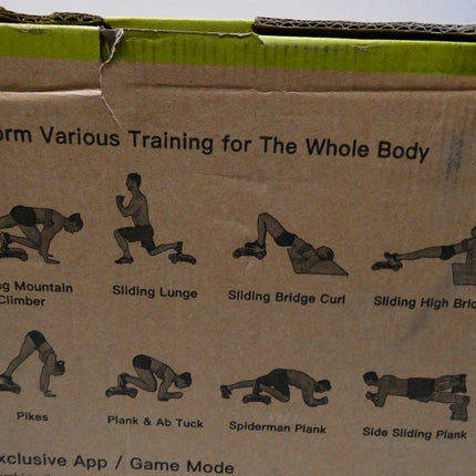 WONDER CORE Slide Fit, Ab Roller Board with 4 Wheels, Automatic Rebound Abdomina