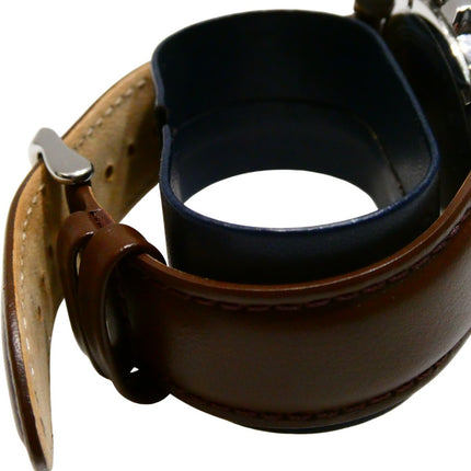 Tommy Hilfiger Table Brown Leather Navy Dial Men's Watch