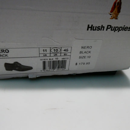 Hush Puppies Men's Nero Dress Shoe, Black, UK 10/US 11
