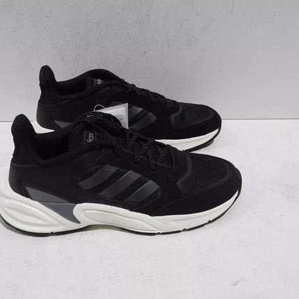 adidas 90S Valasion Women's Running Shoe, Core Black/Night Metallic/Grey, 8.5 US