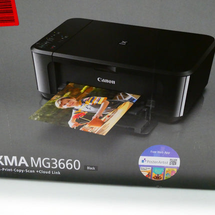 Canon PIXMA Home MG3660BK Black, Multi Function Home Printer