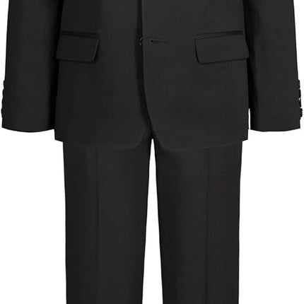 Calvin Klein Boys' 2-Piece Formal Suit Set, Black Stretch, Size - 10