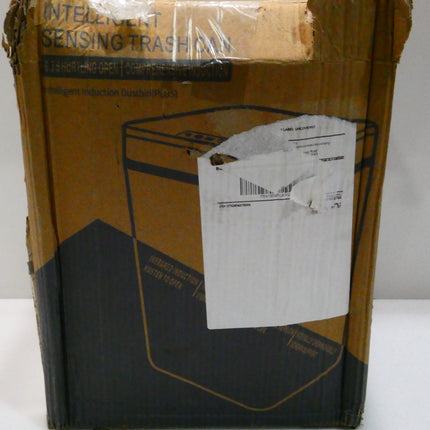 Automatic Trash Bin with Lid, 14L Motion Sensor Waterproof Garbage Can ABS Plast