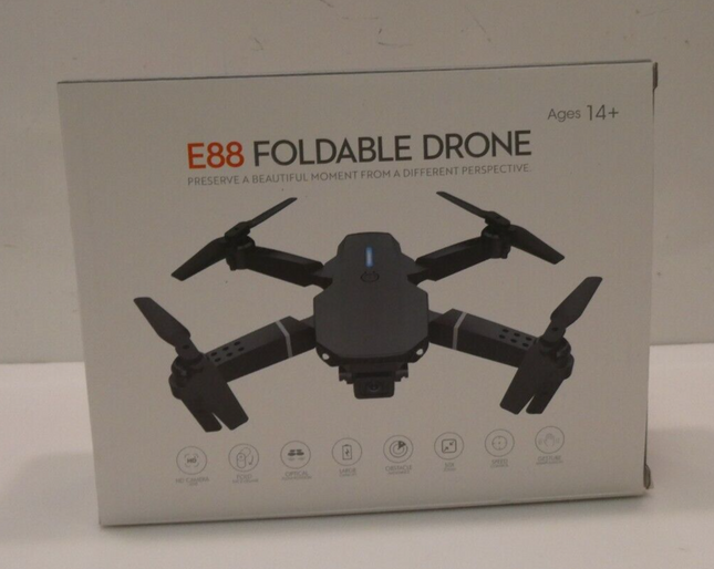 Bargainpop Foldable Mini Drone with Double HD Camera Dual Lens 2.4G WiFi FPV RC