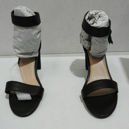 Human Premium Women's Portia Sandals, Black Leather - 37 EU