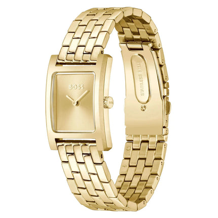 BOSS by Hugo Boss Gold Steel Slim Women's Watch - 1502744 (Need New Battery)