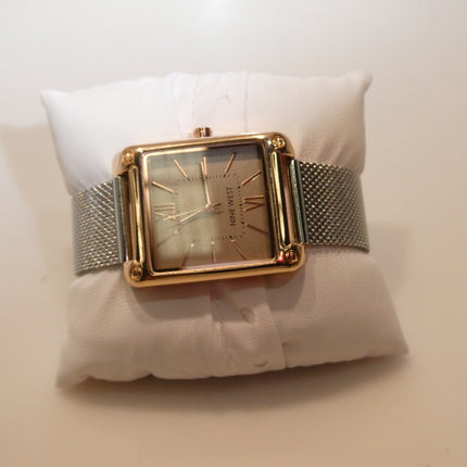 Nine West Women's Mesh Bracelet Watch, Silver/Rose Gold, NW/2091RGSB