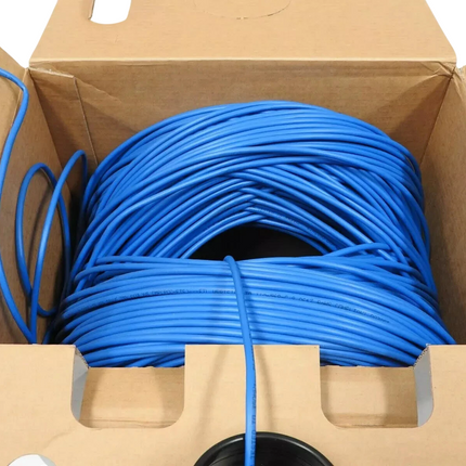 Monoprice 1000FT 24AWG Cat5e 350MHz UTP Solid_ Plenum (CMP)_ Bulk Ethernet Bare