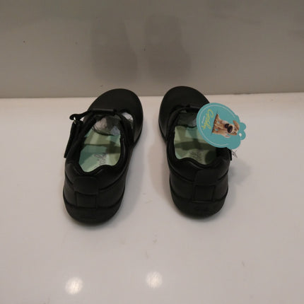 Grosby Girl's Delilah Jnr School Shoe, Black, UK 11/US 12