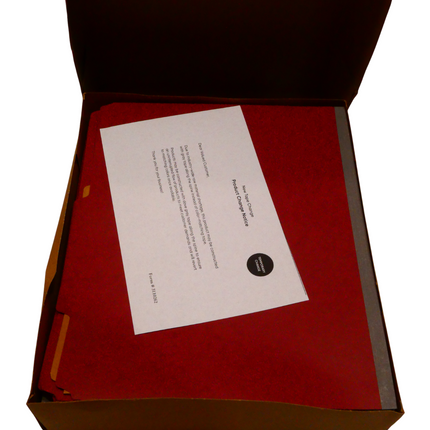 Smead Pressboard Classification File Folder with SafeSHIELD Fasteners, 2 Pocket