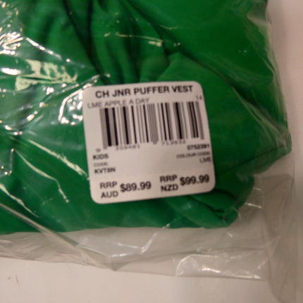 Champion Kids Rochester Puffer Vest, Apple A Day, Size - 14