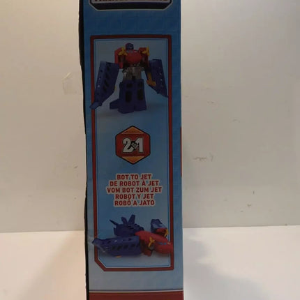 Transformers Toys Optimus Prime Jumbo Jet Wing Racer Playset with 4.5-inch Bumbl