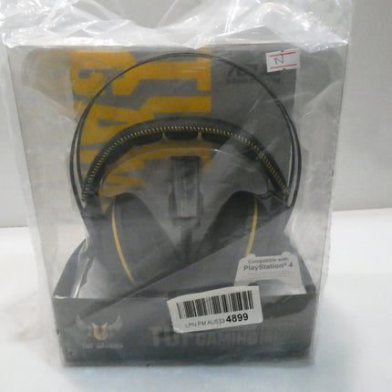ASUS TUF Gaming H7 PC and PS4 Wired On Ear Headset with Mic (Yellow), Black Yell