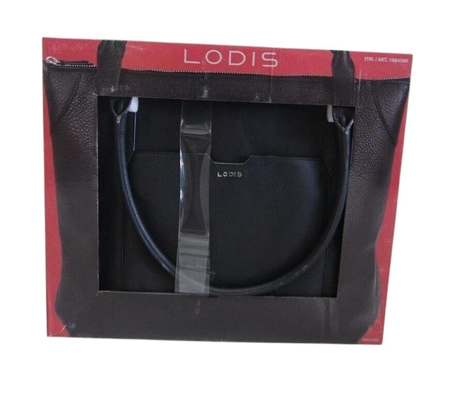 Lodis Kiera Leather Tote 1084380 - Black