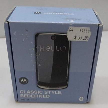 Motorola GLEAM EX211 Graphite Grey / Black