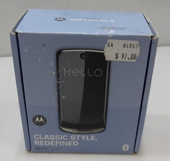 Motorola GLEAM EX211 Graphite Grey / Black