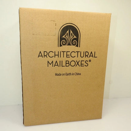 Architectural Mailboxes 2681AQ Marina Aqua Wall Mount Mailbox - Small