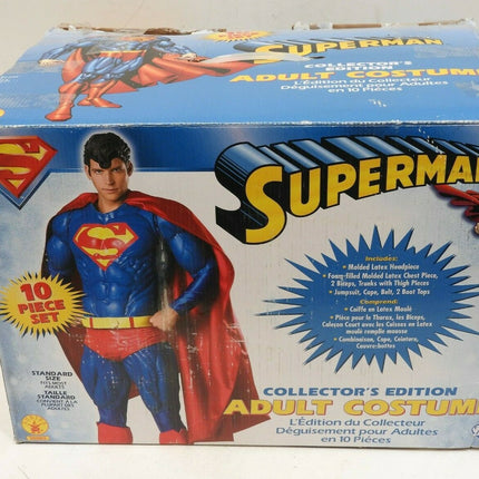 Superman 10 Piece Set Collector's Edition Adult Costume