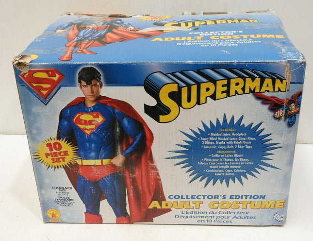 Superman 10 Piece Set Collector's Edition Adult Costume