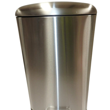 Amazon Basics 40 Liter/10.5 Gallon Soft-Close, Smudge Resistant Trash Can (Dent)