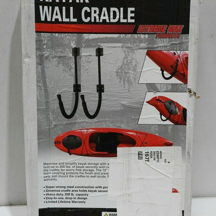 Extreme Max 3005.3474 Kayak Wall Cradle Set