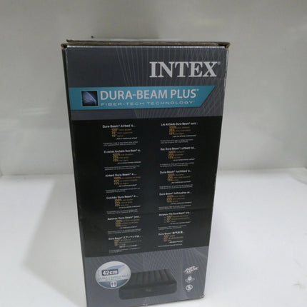 Intex Dura-Beam Plus Series Essential Rest Airbed with Internal Electric Pump