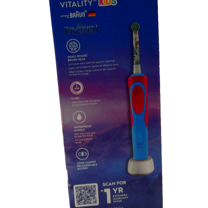 Oral-B Kids Vitality Disney Frozen Electric Toothbrush - New