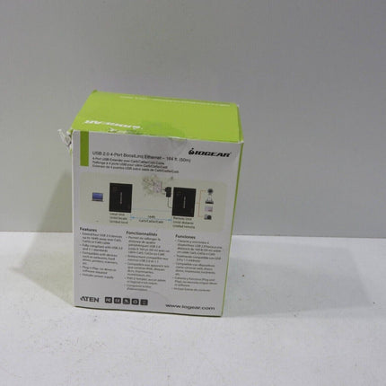 IOGEAR USB 2.0 4-Port BoostLinq Ethernet Kit GUCE64