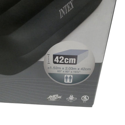 Intex Dura-Beam Plus Series Essential Rest Airbed with Internal Electric Pump