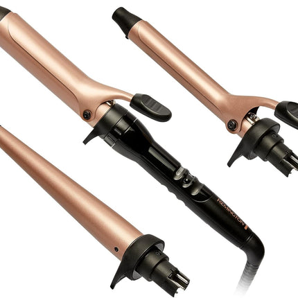 Remington 3 in 1 Multistyler Curl and Wave, CI97MS3AU, Curling Iron with 3 In...