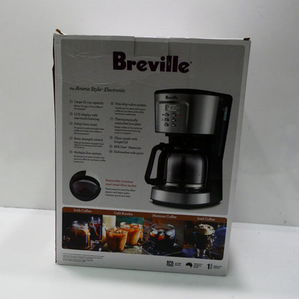 Breville the Aroma Style Electric Drip Coffee Maker, Brushed Stainless Steel, LC