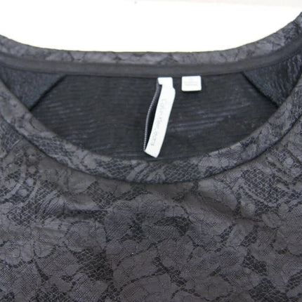 Calvin Klein Jeans Women's Coated Lace Top - Small