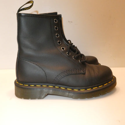 Dr. Martens Unisex 1460 8-Eye Lace-Up Nappa Leather Boot, Black, UK 3/US M4W5
