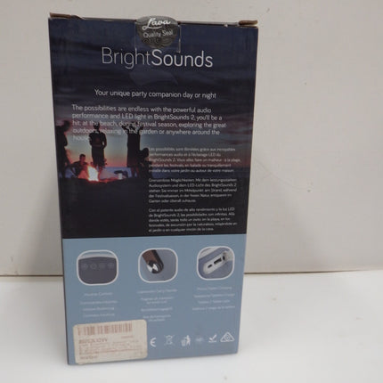 Lava BrightSounds 2 Wireless Bluetooth Speaker W/LED Lamp/Powerbank Charger