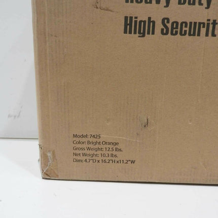 Epoch Design Locking Security Mail-Drop Box Heavy Duty - Orange