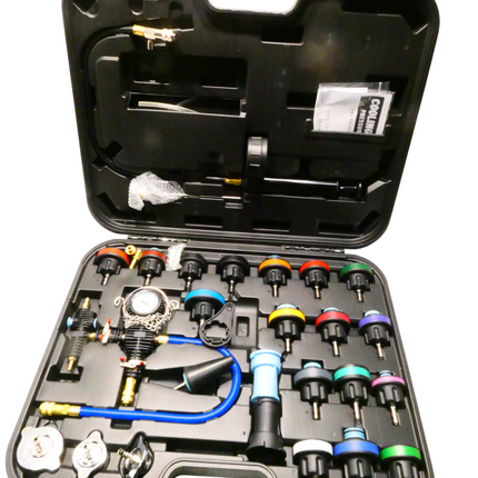 Mishimoto 28-Piece Cooling System Pressure Tester and Vacuum Refill Kit MMTL-CPT