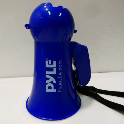 Pyle Portable Battery Operated Megaphone - Mega Horn Loudspeaker with Built-In S