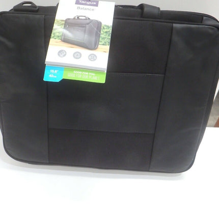 Targus Balance EcoSmart Briefcase Notebook Carrying Case 15.6" Black TBT918EU