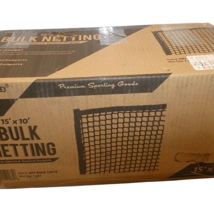 GoSports 15 ft x 10 ft Sports Netting - Hitting Net for Golf, Baseball, Hockey,
