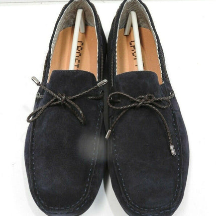 CROFT Men's Perry Flat Loafers, Midnight Suede, EU 45, US 12