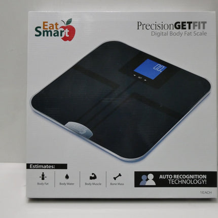 EatSmart Get Fit Digital Body Fat Scale - Black