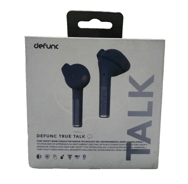 Defunc True Talk Wireless Bluetooth TWS Earbuds - Blue