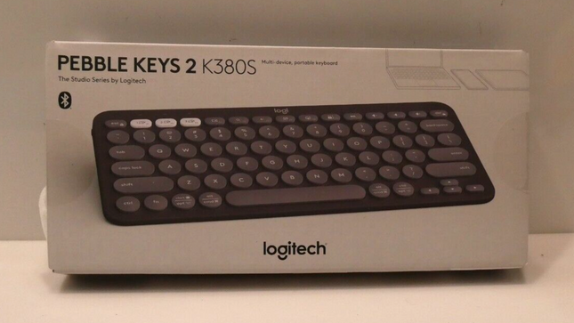 Logitech Pebble Keys 2 K380S Multi Device Portable Keyboard - Tonal Graphite