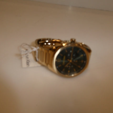 Calvin Klein Men's Ck Force Gold Steel Quartz Fashion Chronograph Watch 25200266